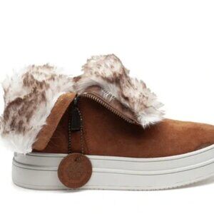 J Slide Tristan Suede Boot Tan size 8.5